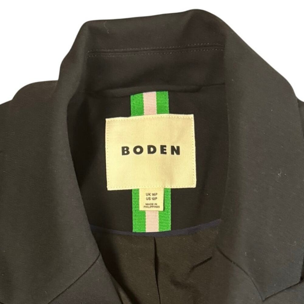 Boden Marylebone Ponte Blazer Women’s Black 2 Button Career Jacket - 12P - Picture 7 of 10
